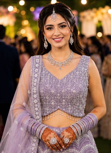 VILOSHINI - Catalog # 65796 (Set of 2 Readymade Lehengas)