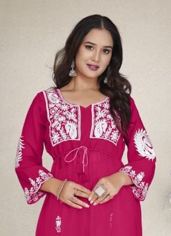 WESTERN 1 - Catalog # 65802 (Set of 4 Readymade Women's Kurtis / Tops)