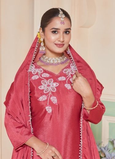 PARI SHARARA - Catalog # 65818 (Set of 4 SIZE-SETS [Readymade Salwar Suits])