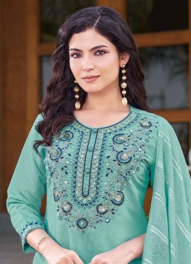 AMORA - Catalog # 65824 (Set of 4 Readymade Salwar Suits)