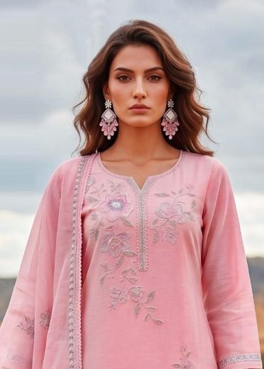 MISHTI - Catalog # 65834 (Set of 4 Semi-Stitched / Un-Stitched Suits)