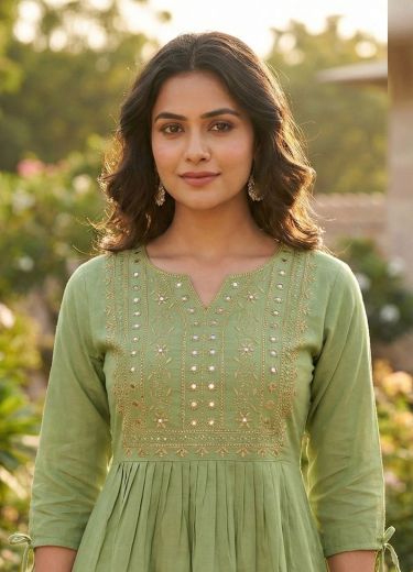 CHARMI 5 - Catalog # 65846 (Set of 5 Readymade Women's Kurtis / Tops)