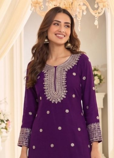 SERIES 3323 - Catalog # 65851 (Set of 3 Readymade Salwar Suits)