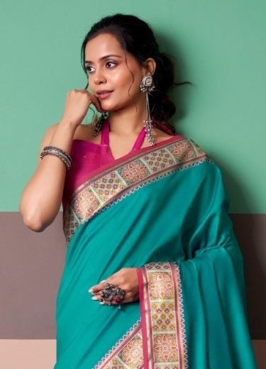 VRINDAVAN SILK 3 - Catalog # 65862 (Set of 6 Sarees)