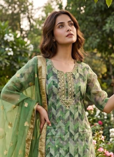 ROOHAA 28 - Catalog # 65948 (Set of 3 Readymade Salwar Suits)
