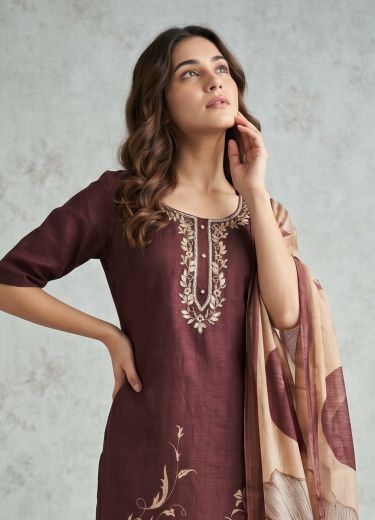 ROOHAA 29 - Catalog # 65949 (Set of 4 Readymade Salwar Suits)