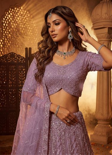 SERIES 3029 - Catalog # 65963 (Set of 3 Semi-Stitched Lehengas)