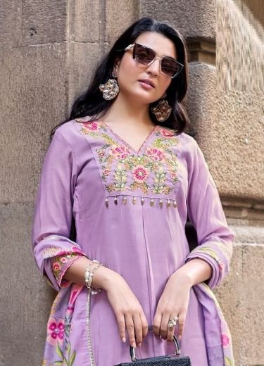 AARZOO - Catalog # 65980 (Set of 6 Readymade Salwar Suits)