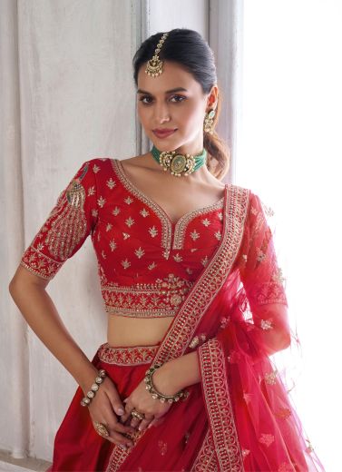 SERIES 2133 - Catalog # 66035 (Set of 3 Semi-Stitched Lehengas)