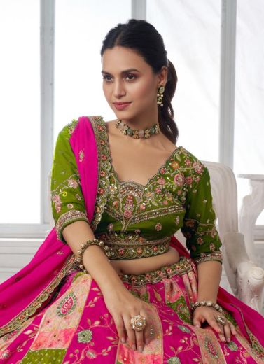 SERIES 2226 - Catalog # 66036 (Set of 2 Semi-Stitched Lehengas)