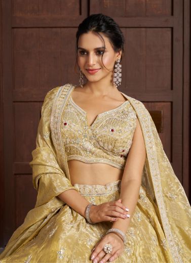 SERIES 2248 - Catalog # 66056 (Set of 2 Semi-Stitched Lehengas)