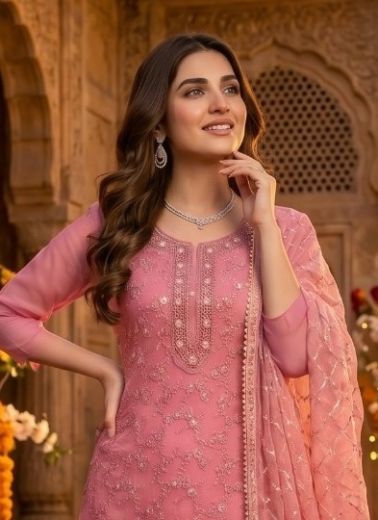 ROOHAA 10 - Catalog # 66111 (Set of 2 Readymade Salwar Suits)