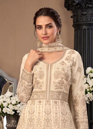 AAHIRA - Catalog # 66140 (Set of 4 Readymade Gowns)