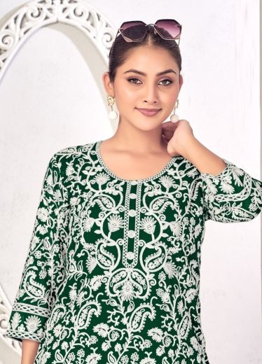 YASHIKA 2 - Catalog # 66142 (Set of 4 SIZE-SETS [Readymade Women's Kurtis / Tops])