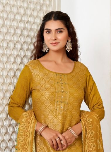 VEDANCHI - Catalog # 66179 (Set of 4 Readymade Salwar Suits)