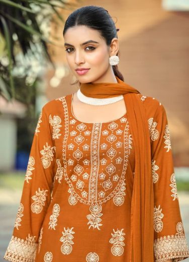 NANDINI - Catalog # 66194 (Set of 6 Readymade Salwar Suits)