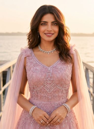 PRIYANKA - Catalog # 66196 (Set of 3 Readymade Gowns)