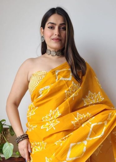 MUL MUL COTTON PRINTS 5 - Catalog # 66234 (Set of 10 Sarees)