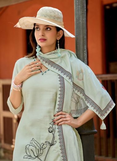 RAAHI - Catalog # 66269 (Set of 6 Readymade Salwar Suits)
