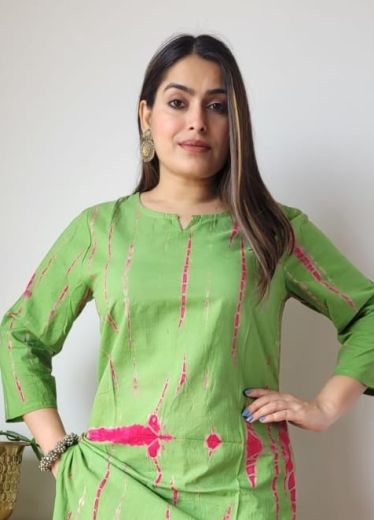 HAND BLOCK PRINTED CO-ORD SETS 8 - Catalog # 66273 (Set of 10 Tops With Bottoms)