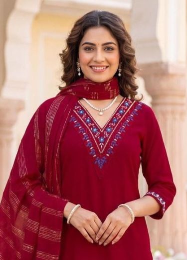 MORPANKH - Catalog # 66310 (Set of 8 Readymade Salwar Suits)
