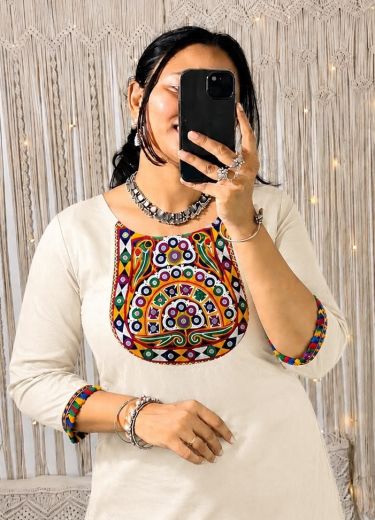 PANKHUDI 2 - Catalog # 66335 (Set of 4 Readymade Women's Kurtis / Tops)