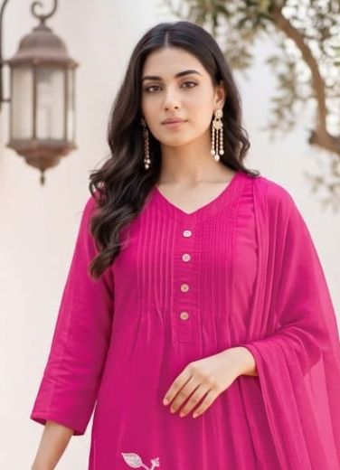 SARGAM - Catalog # 66336 (Set of 6 Readymade Salwar Suits)