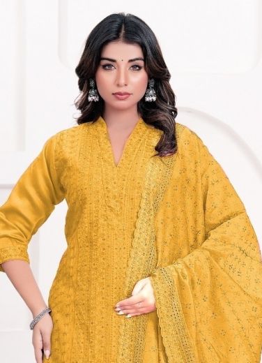 TANIYA - Catalog # 66348 (Set of 7 SIZE-SETS [Readymade Salwar Suits])