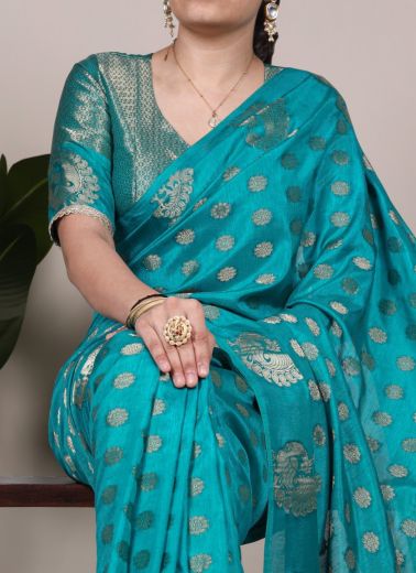 SARASWATI 7904 - Catalog # 66361 (Set of 4 Sarees)
