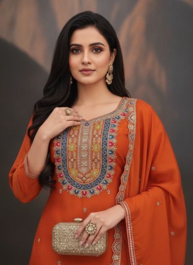 SERIES 2135 - Catalog # 66365 (Set of 3 Readymade Salwar Suits)