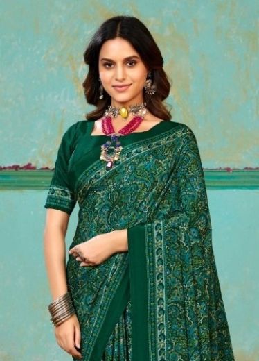HERITAGE SILK 16 - Catalog # 66373 (Set of 6 Sarees)
