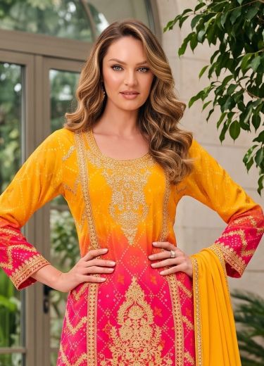 SAWARIYAA - Catalog # 66381 (Set of 4 Readymade Salwar Suits)
