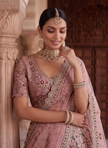 SERIES 3039 - Catalog # 66385 (Set of 2 Semi-Stitched Lehengas)