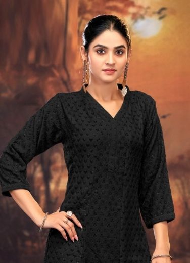 KRIDHA - Catalog # 66392 (Set of 3 SIZE-SETS [Readymade Women's Kurtis / Tops])