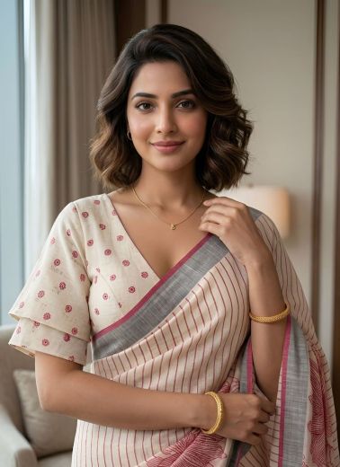 SUJAL 1 - Catalog # 66461 (Set of 6 Sarees)
