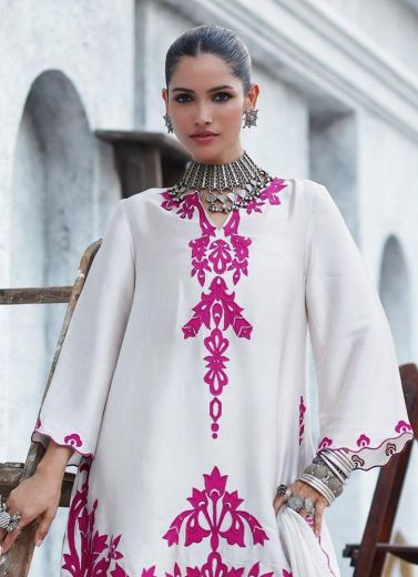 ROZINA MUNIB - Catalog # 66464 (Set of 4 SIZE-SETS [Readymade Salwar Suits])