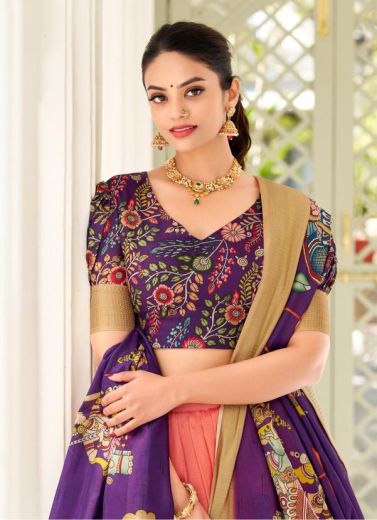 SERIES 1017 - Catalog # 66476 (Set of 4 Semi-Stitched Lehengas)