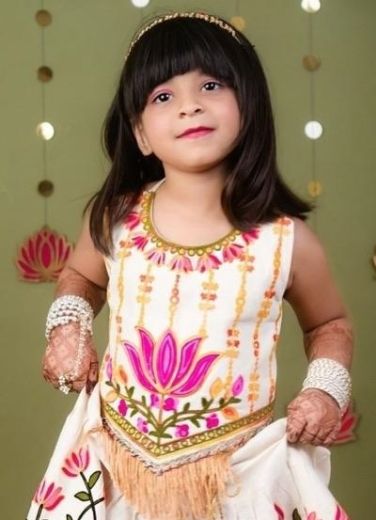 KIDS NAVRATRI 2 - Catalog # 66489 (Set of 12 Readymade Lehengas)