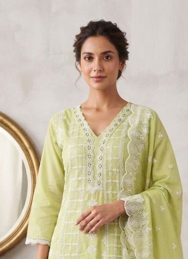RIDDHI - Catalog # 66493 (Set of 4 SIZE-SETS [Readymade Salwar Suits])