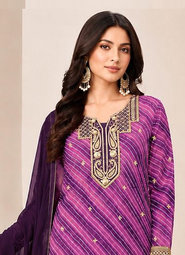 SERIES 3120 - Catalog # 66505 (Set of 4 Readymade Salwar Suits)