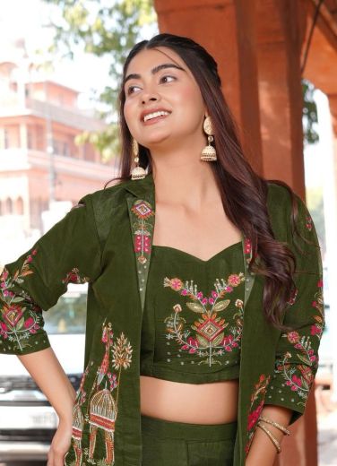RUKSAT - Catalog # 66521 (Set of 4 Indo-Western Outfits)