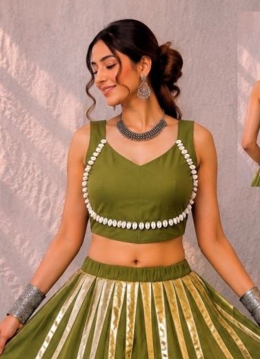 JHANKAR - Catalog # 66546 (Set of 4 Readymade Lehengas)