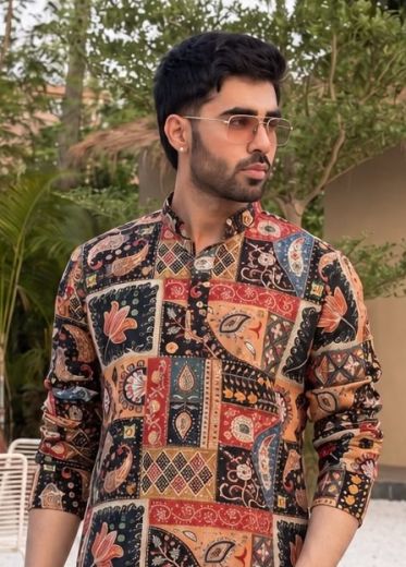 KALKI - Catalog # 66562 (Set of 2 Men's Ethnic Wear)