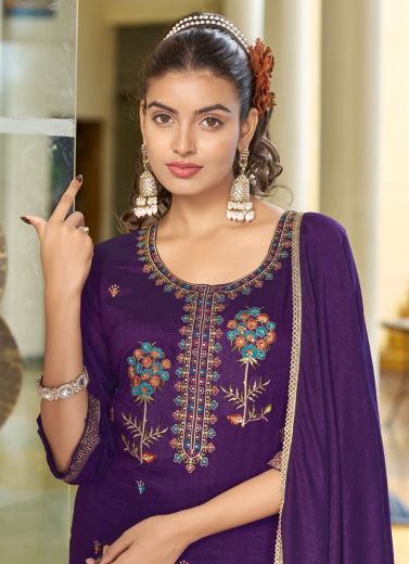 CRYSTAL - Catalog # 66573 (Set of 8 Readymade Salwar Suits)