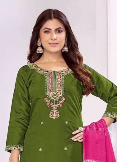 VEDIKA 1 - Catalog # 66574 (Set of 6 Readymade Salwar Suits)