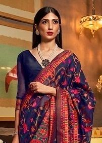 KHYBER SILK - Catalog # 66620 (Set of 5 Sarees)