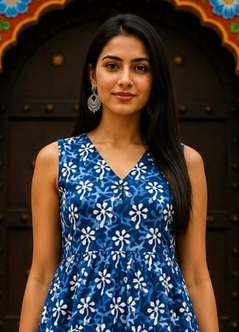 PURE HAND BAGRU PRINT COTTONS 6 - Catalog # 66621 (Set of 36 Tops With Bottoms)