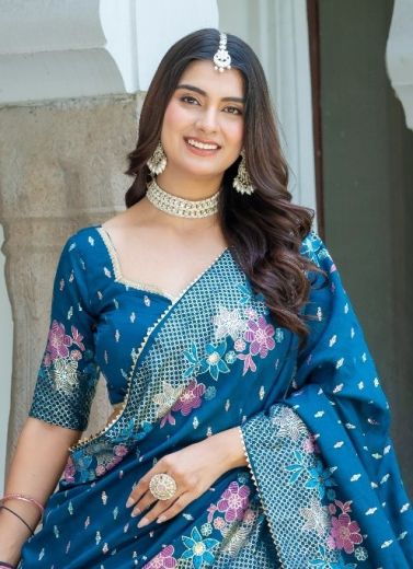 SERIES 1013 - Catalog # 66632 (Set of 2 Semi-Stitched Lehengas)