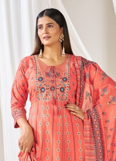 HUMA 5 {PLUS SIZE} - Catalog # 66636 (Set of 30 SIZE-SETS [Readymade Salwar Suits])