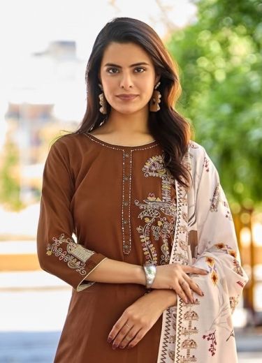 NOORIKA - Catalog # 66671 (Set of 6 Readymade Salwar Suits)